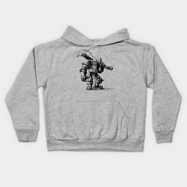 Orc Warrior 1 Kids Hoodie by JHillos